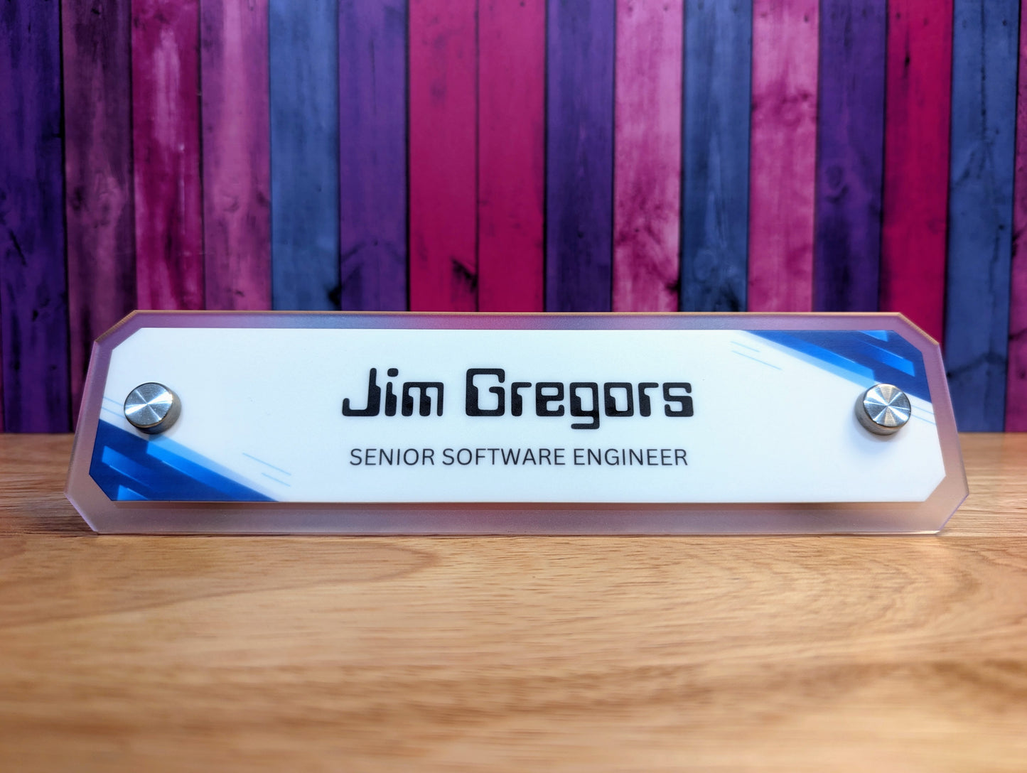 Acrylic Desk Name Plate