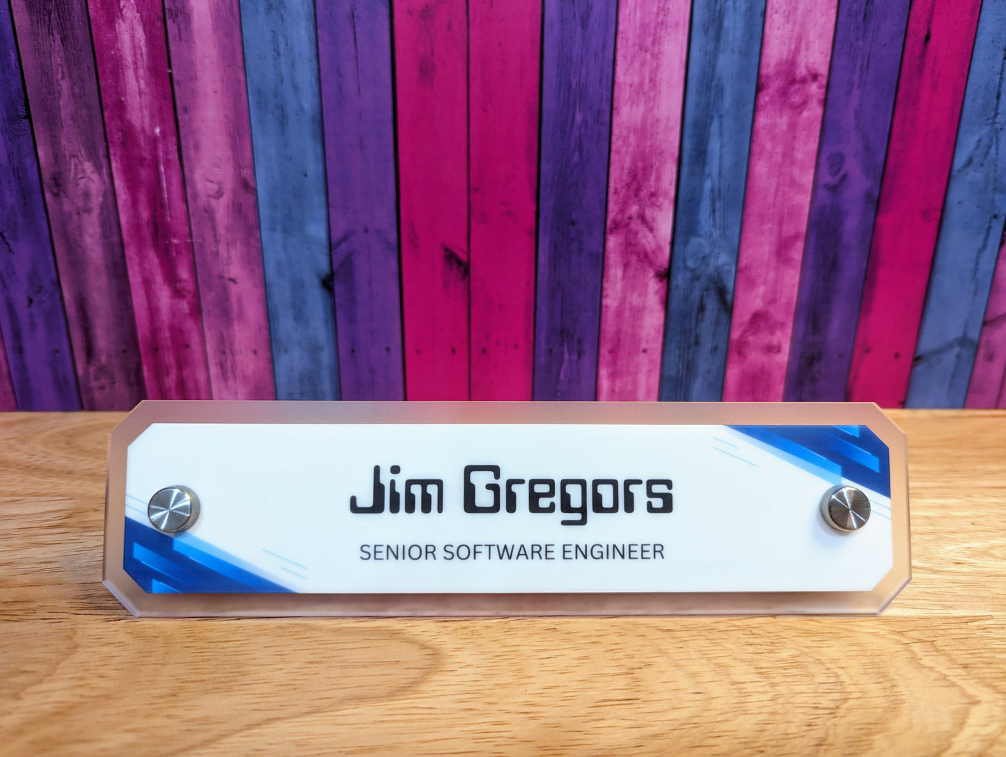 Acrylic Desk Name Plate