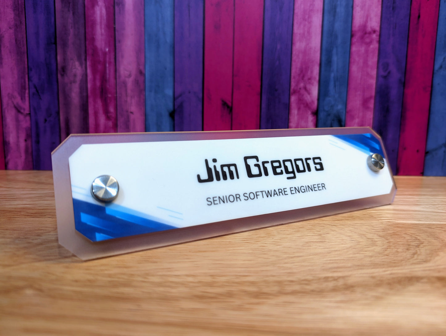 Acrylic Desk Name Plate