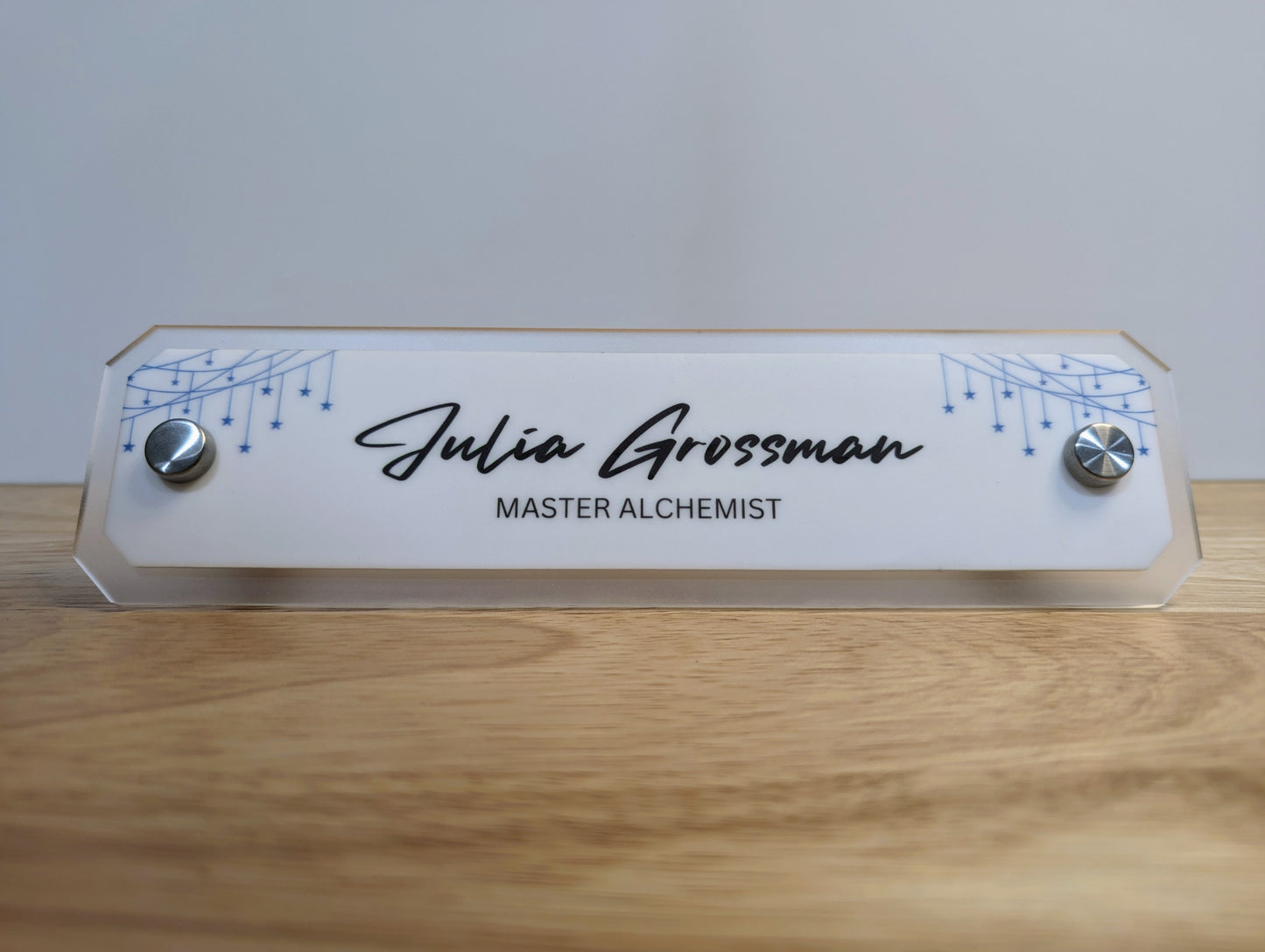 Acrylic Desk Name Plate