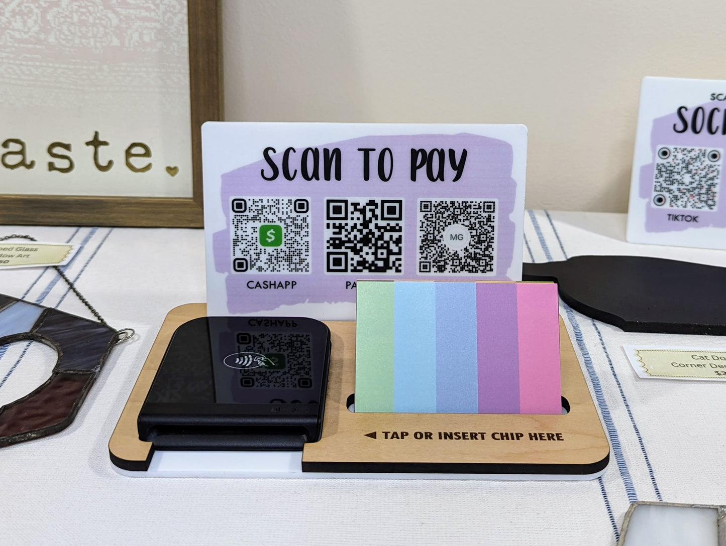 "Scan to Pay" Market Payment Station for Shopify Reader