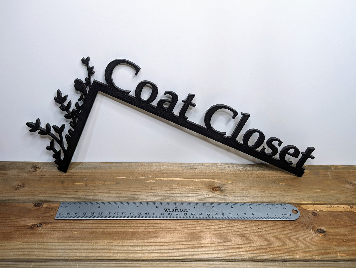 Coat Closet "Over the Door" Door Topper Sign