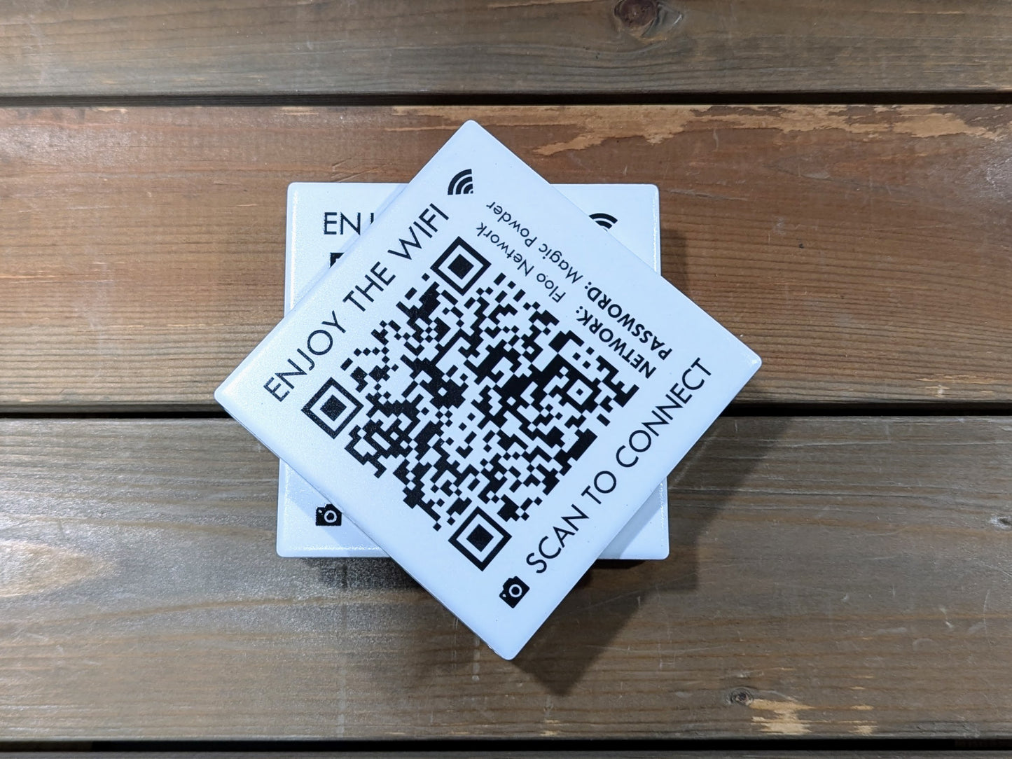 Wifi Ceramic Coaster Set