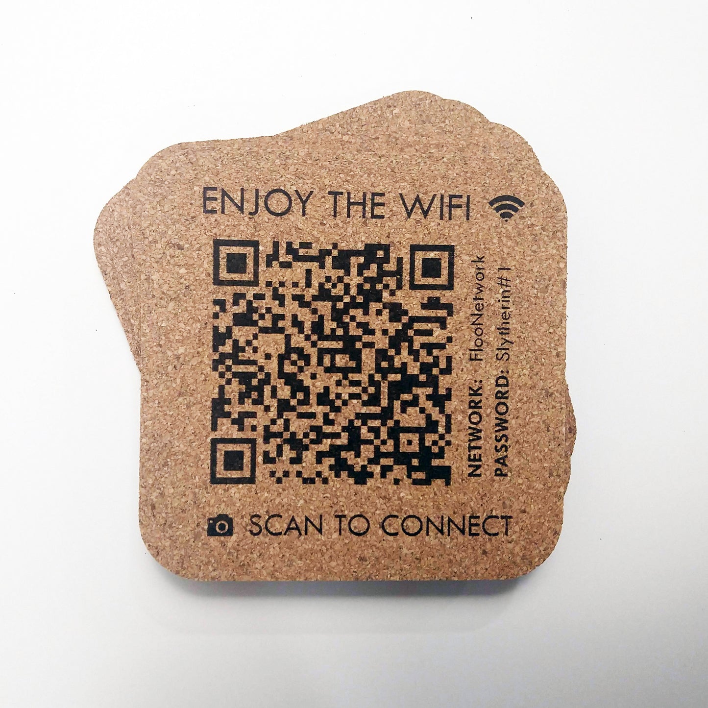 Wifi Cork Coaster Set