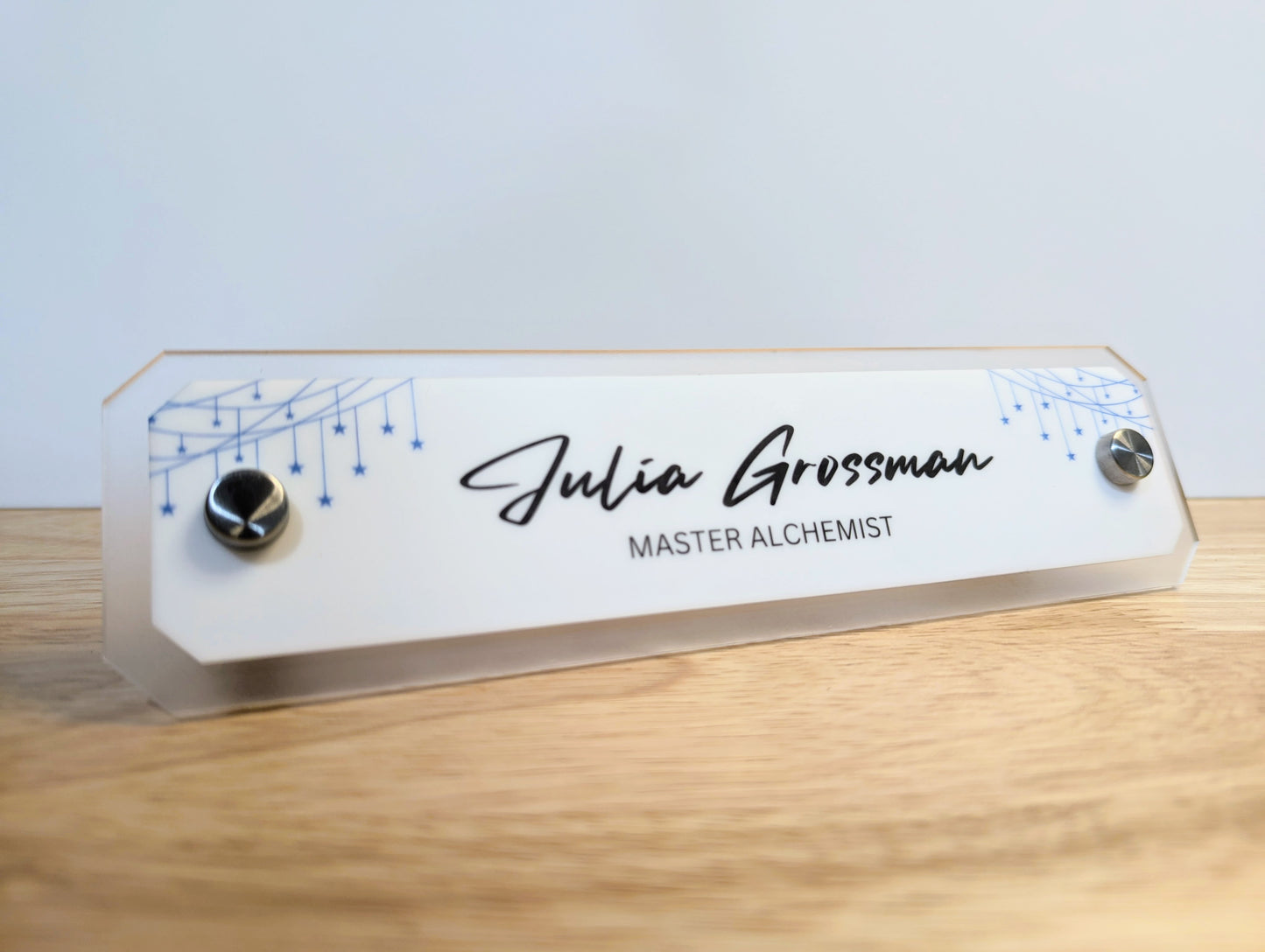 Acrylic Desk Name Plate