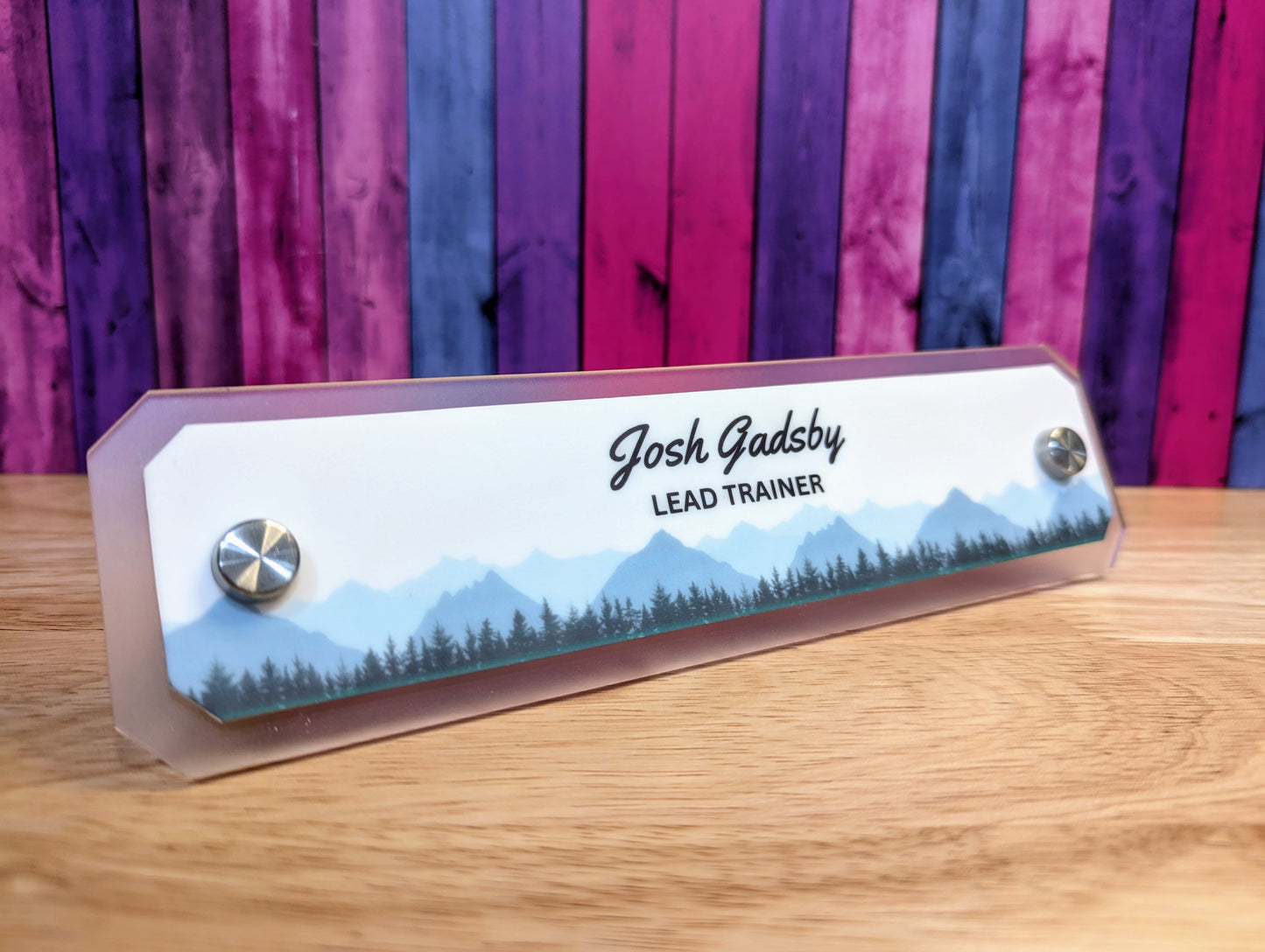 Acrylic Desk Name Plate