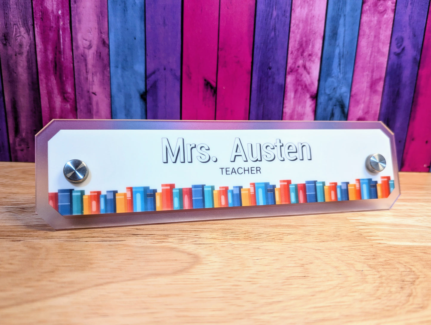 Acrylic Desk Name Plate