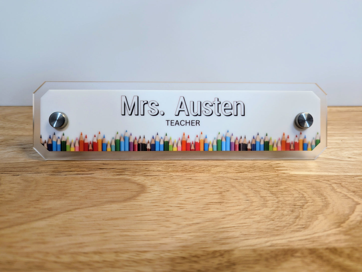 Acrylic Desk Name Plate