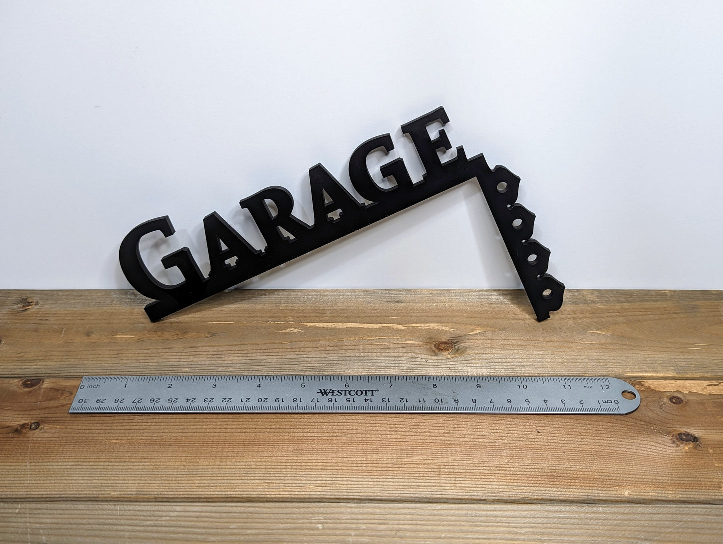 Garage Door Topper Corner Sign