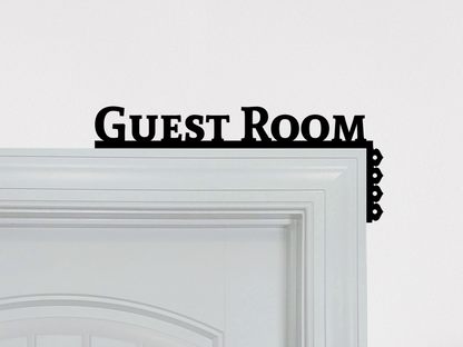 Guest Room Door Topper Corner Sign