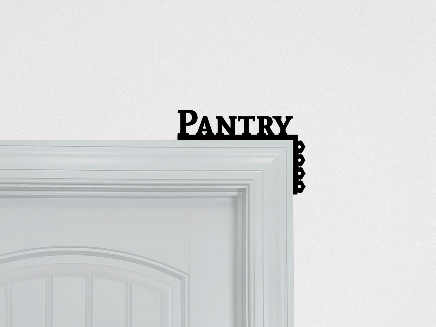 Pantry Door Topper Corner Sign